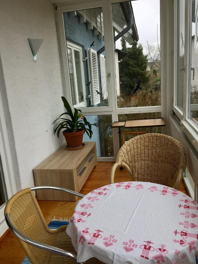 Blaues Haus Apartment Niederdorfelden Luaran gambar