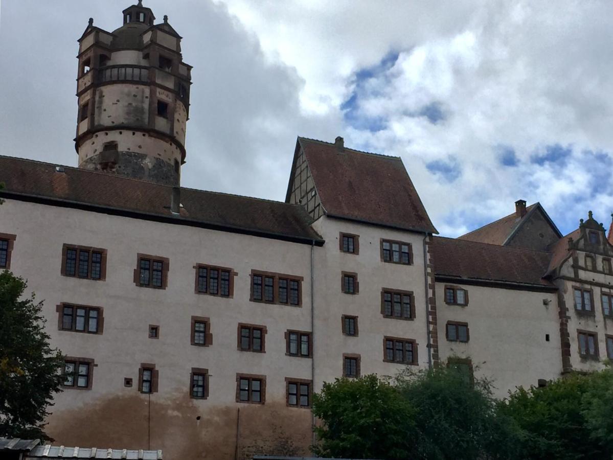 Blaues Haus Apartment Niederdorfelden Luaran gambar